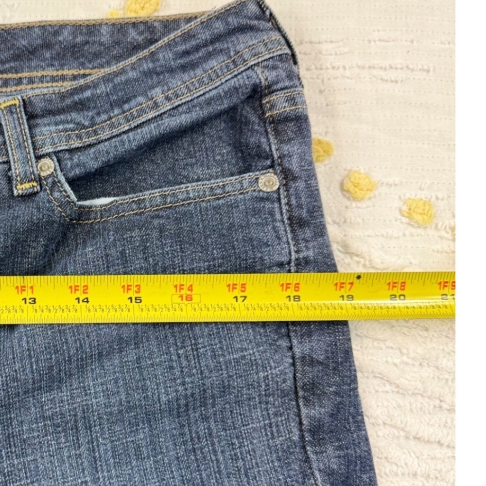 Chico's Platinum Denim Bootcut Jeans Dark Wash women Stylish Pockets Comfort L - Picture 4 of 9